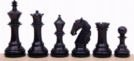 Sunrise Chess & Games Figury szachowe Colombian 3,75 cala - zdjęcie 2