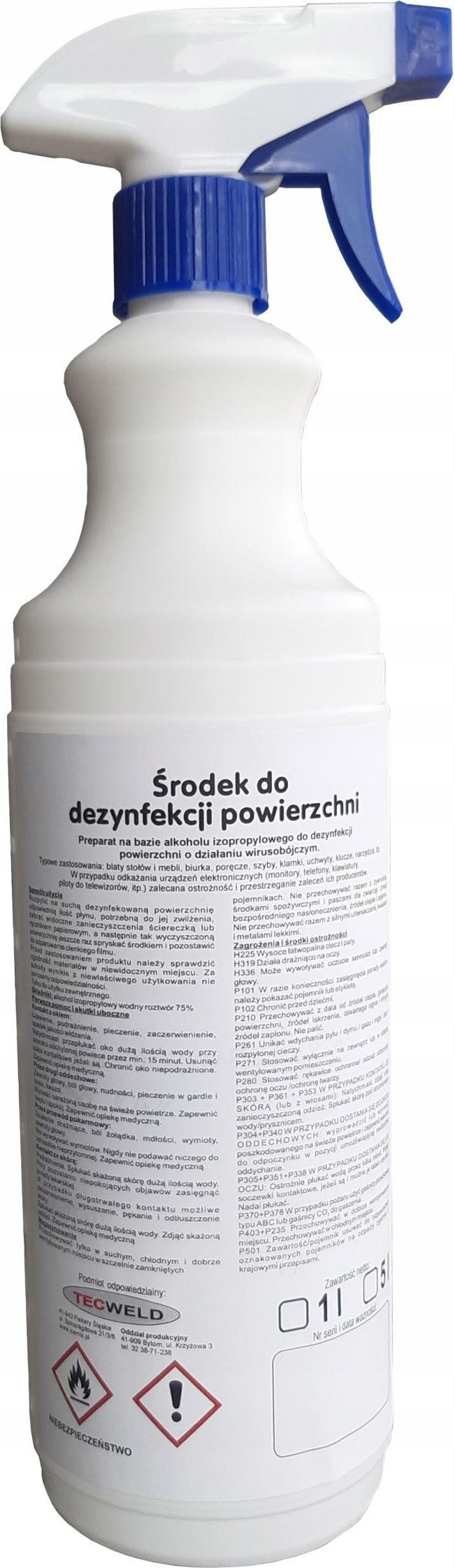 Drobne akcesoria medyczne Środek Do Dezynfekcji Powierzchni 1L Ceny i