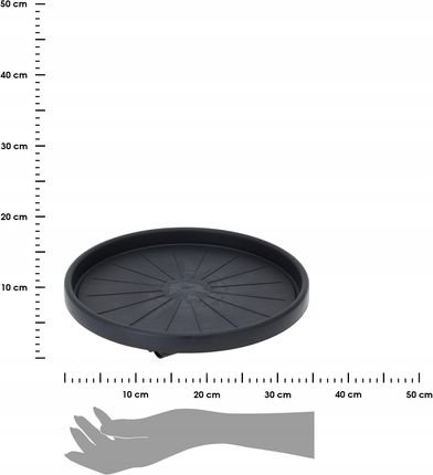 Dekoracjadomu Wózek Na Donicę Okrągły 35 Cm (8720573224161) - zdjęcie 2