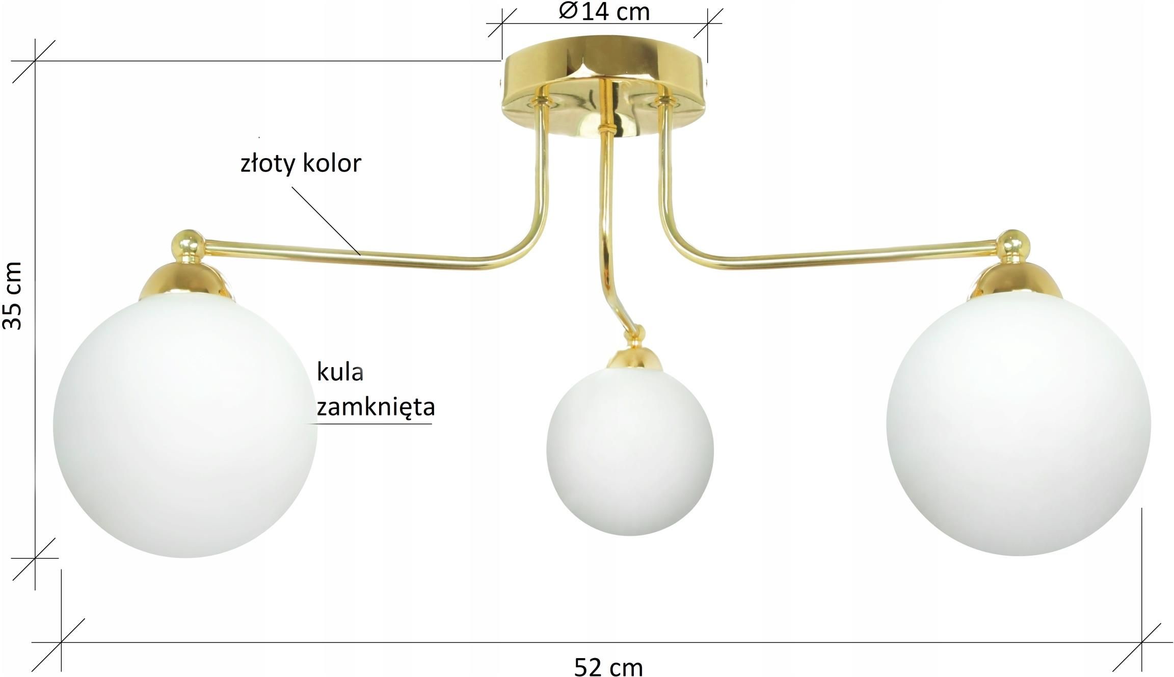 Komat Lampa Sufitowa Yrandol Do Salonu Lord G Led Lordg