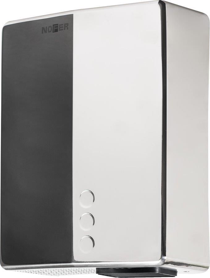 Zdjęcie Nofer Elektryczna Suszarka Do Rąk Bezdotykowa 220-240V 2050W 218X284X102 Mm Stal Nierdzewna Połysk 01481.B - Karczew