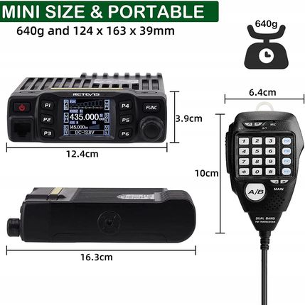 Retevis Rt95 Radiotelefon Dla Krótkofalowców - zdjęcie 3