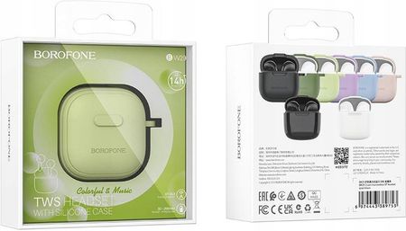 Borofone Słuchawki Bluetooth Tws Bw29 Charm Zielon - zdjęcie 2