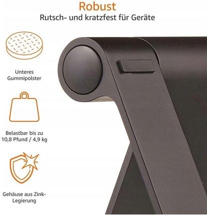 Amazon Uchwyt Na Tablet Telefon Ipad Basics Czarny - zdjęcie 2