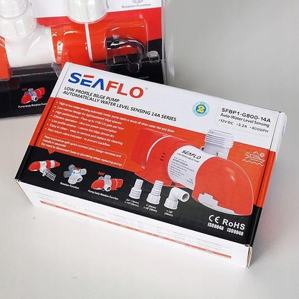 Seaflo Automatyczna Niska Pompa Zęzowa 12V 1100Gph - zdjęcie 3