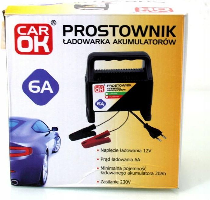 Prostownik Do Akumulatora Car Ok Prostownik 12V6A Led Opinie I Ceny