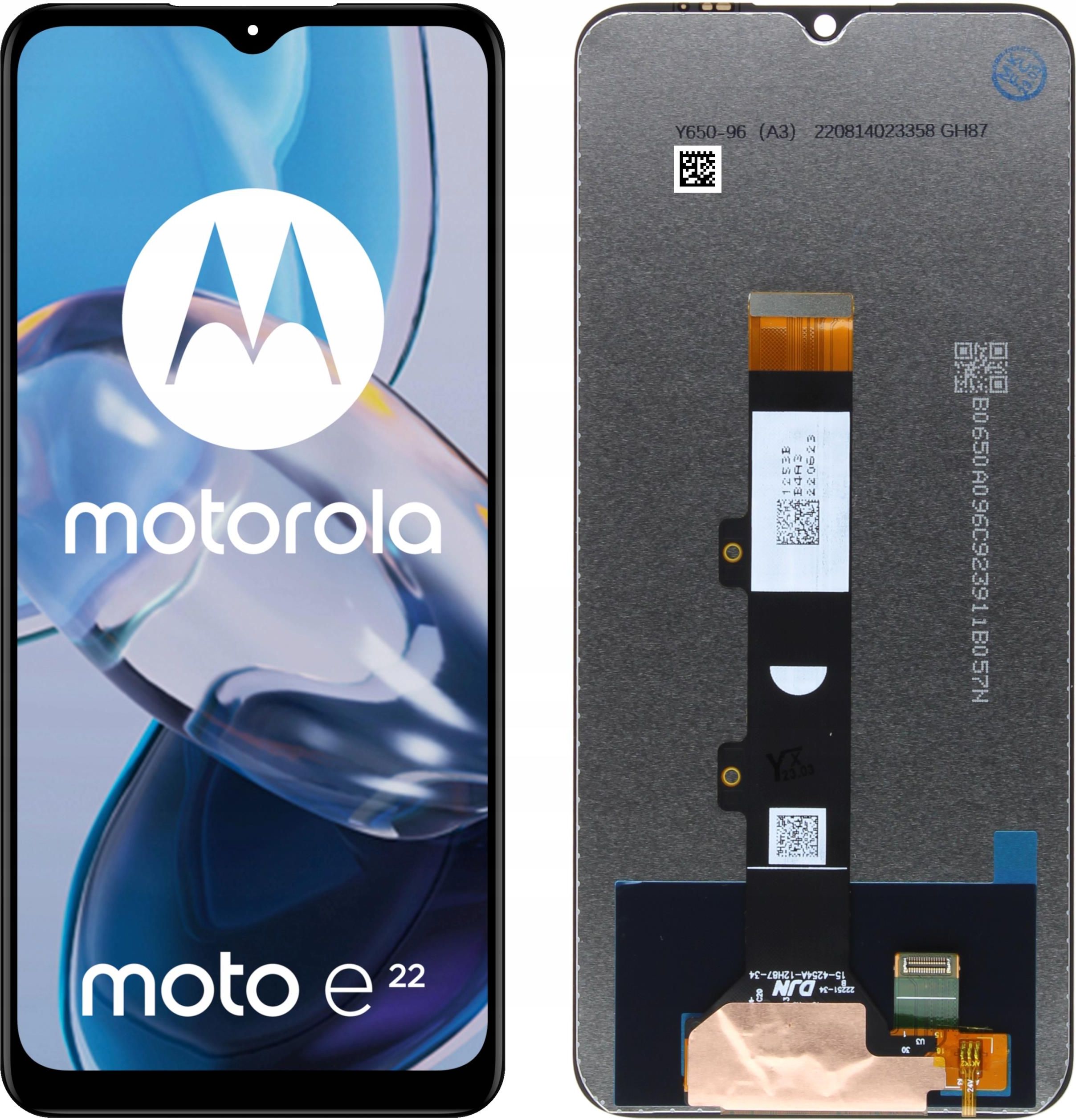 Podzespoły do telefonu Wyświetlacz Ekran LCD Dotyk Do Motorola Moto E22