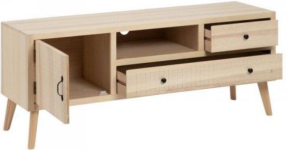 Bigbuy Home Mebletv Marie 140X40X55Cm Naturalny Drewno Mdf 62068058