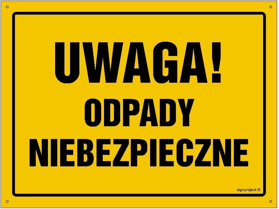 Libres Polska Sp Oa Uwaga Odpady Niebezpieczne X Cm Bn P Yta