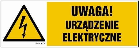 Libres Polska Sp Hb Uwaga Urz Dzenie Elektryczne X Cm Fn Folia