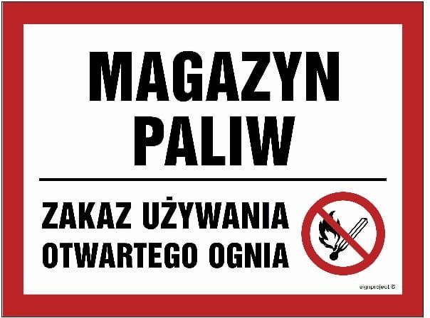 Libres Polska Sp Nb Magazyn Paliw Zakaz U Ywania Otwartego Ognia