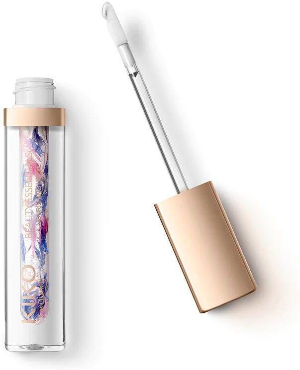 Zdjęcie Kiko Milano Beauty Essentials Nourishing Lip Oil Odżywczy Olejek Do Ust Z Płatkami Kwiatów 3.6Ml - Łasin