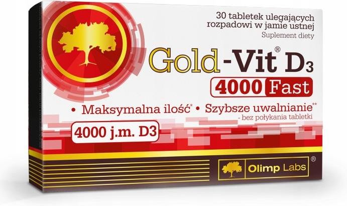 Olimp Laboratories Gold Vit D Fast Witamina D Tabl Opinie I