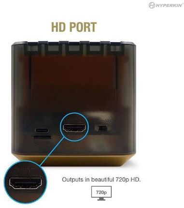 Hyperkin RetroN Sq Black Gold (M01128BKGD) - zdjęcie 4