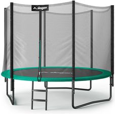 Trampolina ogrodowa 10FT 312cm Turkusowa Stalowy Stelaż Malowany Proszkowo