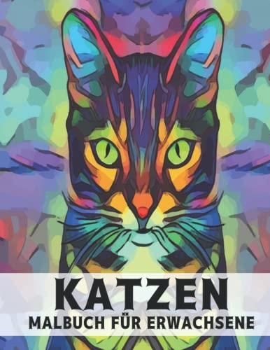 Katzen Malbuch F R Erwachsene Malbuch Erwachsene Katzen Einseitig