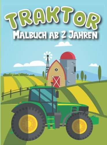 Traktor Malbuch Ab Jahren Fahrzeuge Auf Dem Bauernhof Zum