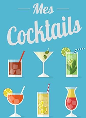 Mes cocktails Livre de recettes de cocktails à compléter Literatura