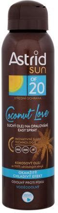 Astrid Sun Coconut Love Dry Easy Oil Spray Spf Preparat Do Opalania