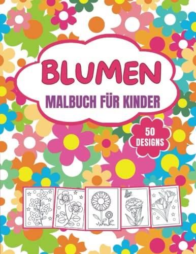 Blumen Malbuch F R Kinder Lustige Und Niedliche Blumen Malvorlagen