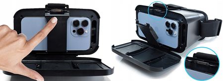 Webski Okulary VR V6 Premium Czarne - zdjęcie 4