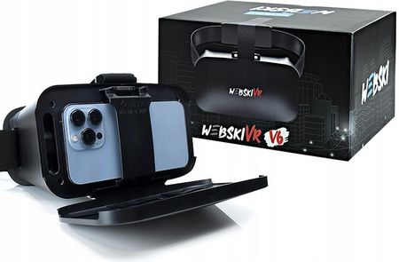 Webski Okulary VR V6 Premium Czarne - zdjęcie 2