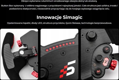 Simagic GT Cup Kierownica wyścigowa z podwójnym sprzęgłem - zdjęcie 3