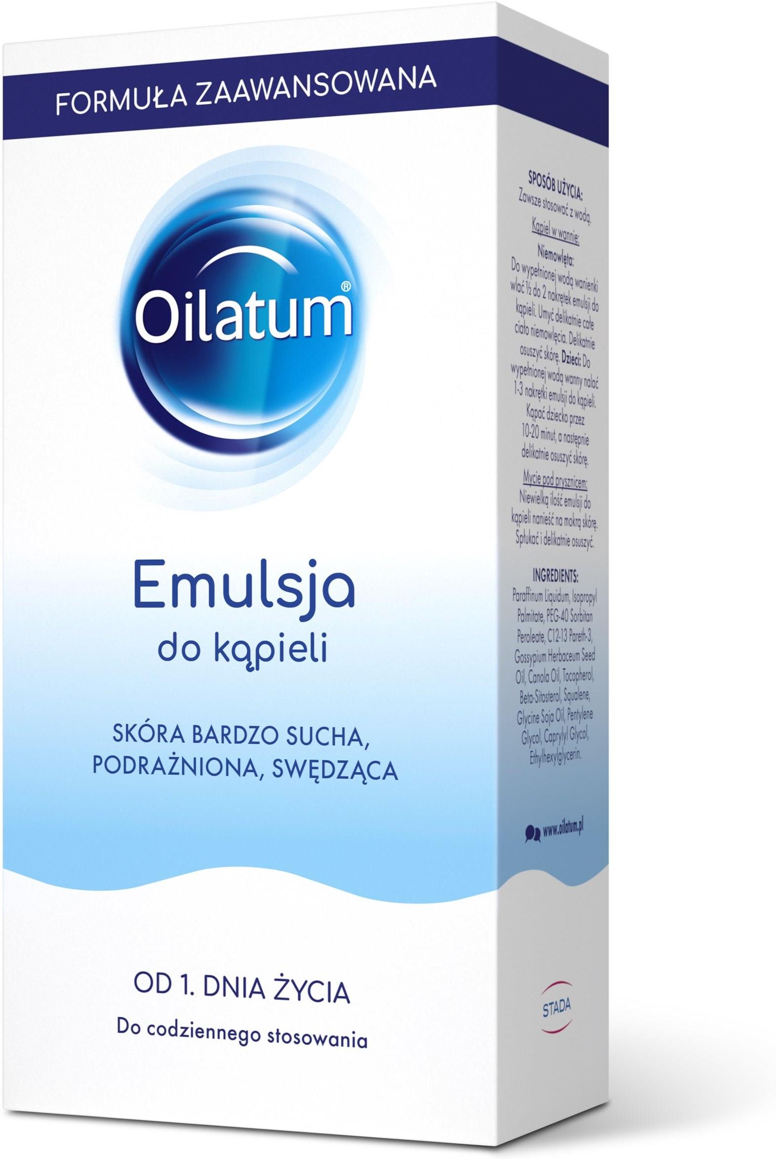 Oilatum Formu A Zaawansowana Emulsja Do K Pieli Ml Opinie I Ceny