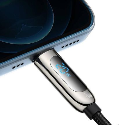 Baseus Usb-C Do Lightning Display Pd 20W 1M Czarny (6953156208636) - zdjęcie 5