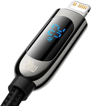 Baseus Usb-C Do Lightning Display Pd 20W 1M Czarny (6953156208636) - zdjęcie 6