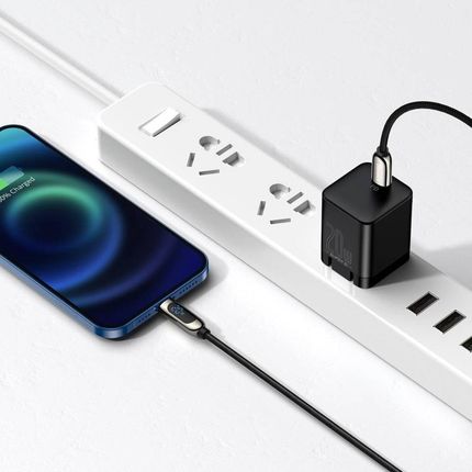 Baseus Usb-C Do Lightning Display Pd 20W 1M Czarny (6953156208636) - zdjęcie 4