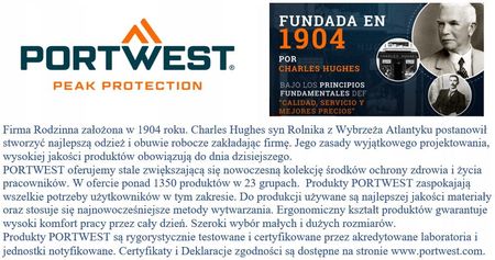 Portwest Sandały Robocze Antystatyczne S1P Fw86 - zdjęcie 2