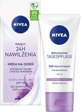 Zdjęcie Krem Nivea Nivea Łagodzący Skóra Wrażliwa Spf15 na dzień 50ml - Radków
