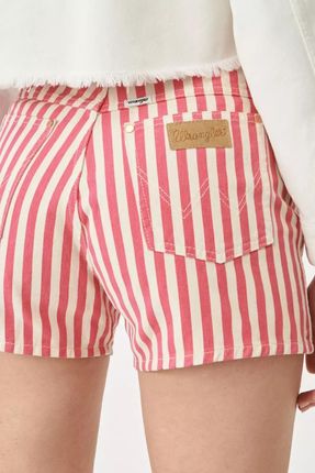 WRANGLER HIGH RISE FESTIVAL SHORT RASPBERRY RIPPL W25JXW46Z - zdjęcie 3
