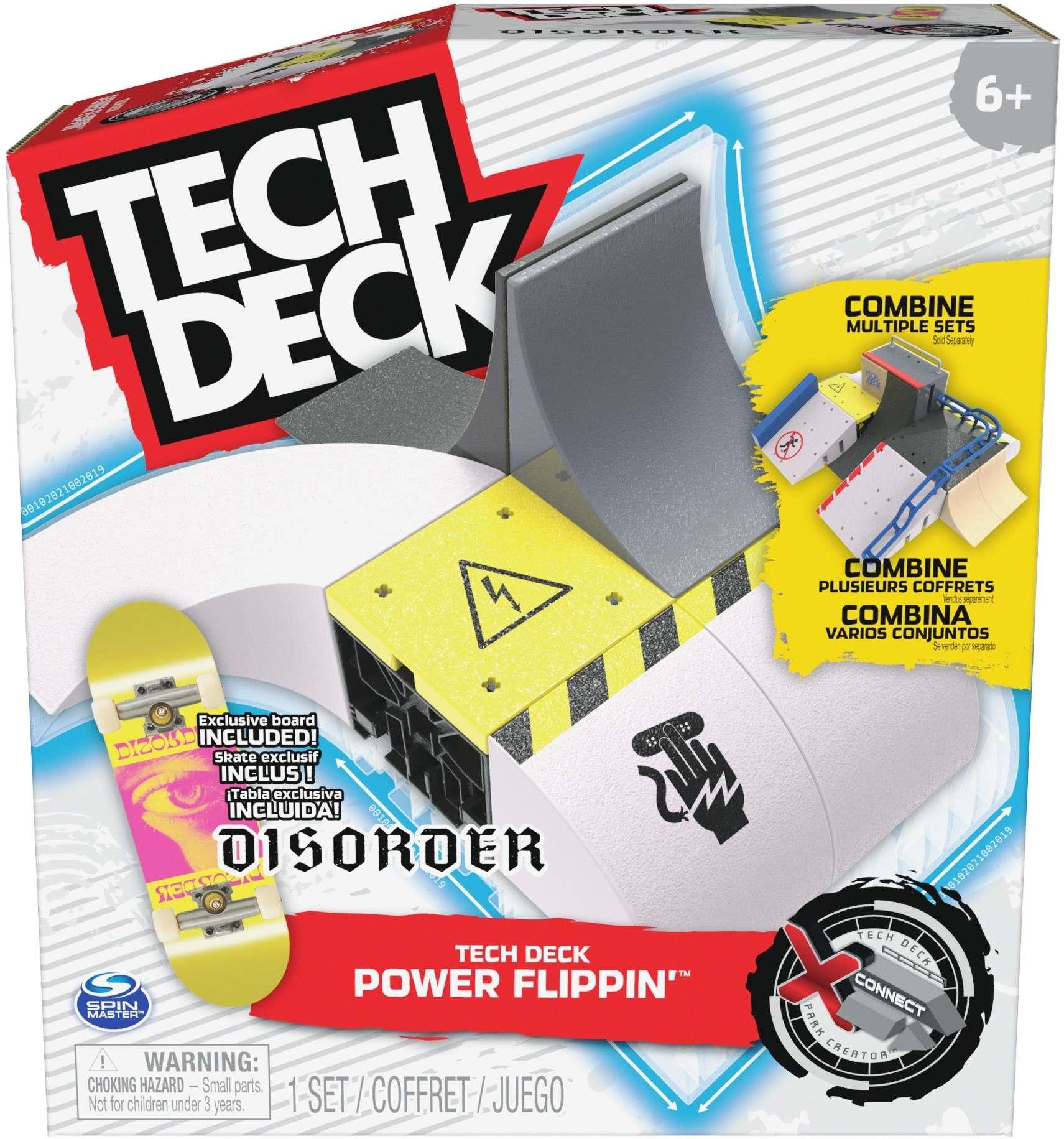 Tech Deck Fingerboard Zestaw Rampa Power Flippin Deskorolka Ceny I