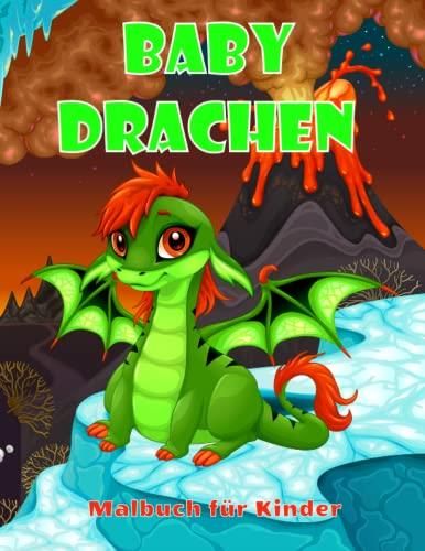 Baby Drachen Malbuch F R Kinder Niedliches Baby Drachen Malbuch F R