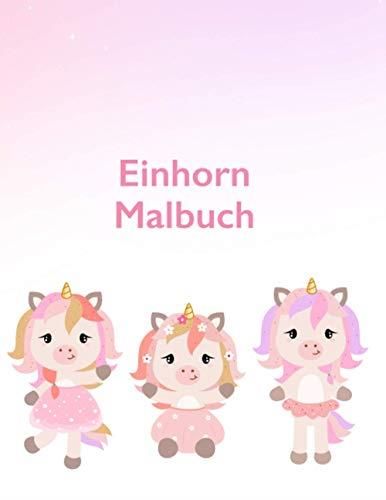 Einhorn Malbuch Magisches Malbuch 100 Magische Seiten Mit Unicorns