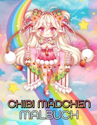 Chibi M Dchen Malbuch Anime Und Manga F R Kinder Und Erwachsene Mit