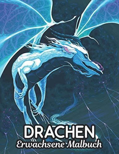 Drachen Erwachsene Malbuch Stressabbau Malbuch Erwachsene Drachen 50