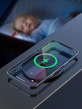 Markowe Ładowarka Indukcyjna Bezprzewodowa Qi Uniwersalna Fast Charge Fc06 15W Czarny - zdjęcie 2