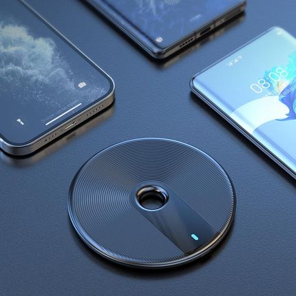 Markowe Ładowarka Indukcyjna Bezprzewodowa Qi Uniwersalna Fast Charge Fc06 15W Czarny - zdjęcie 3