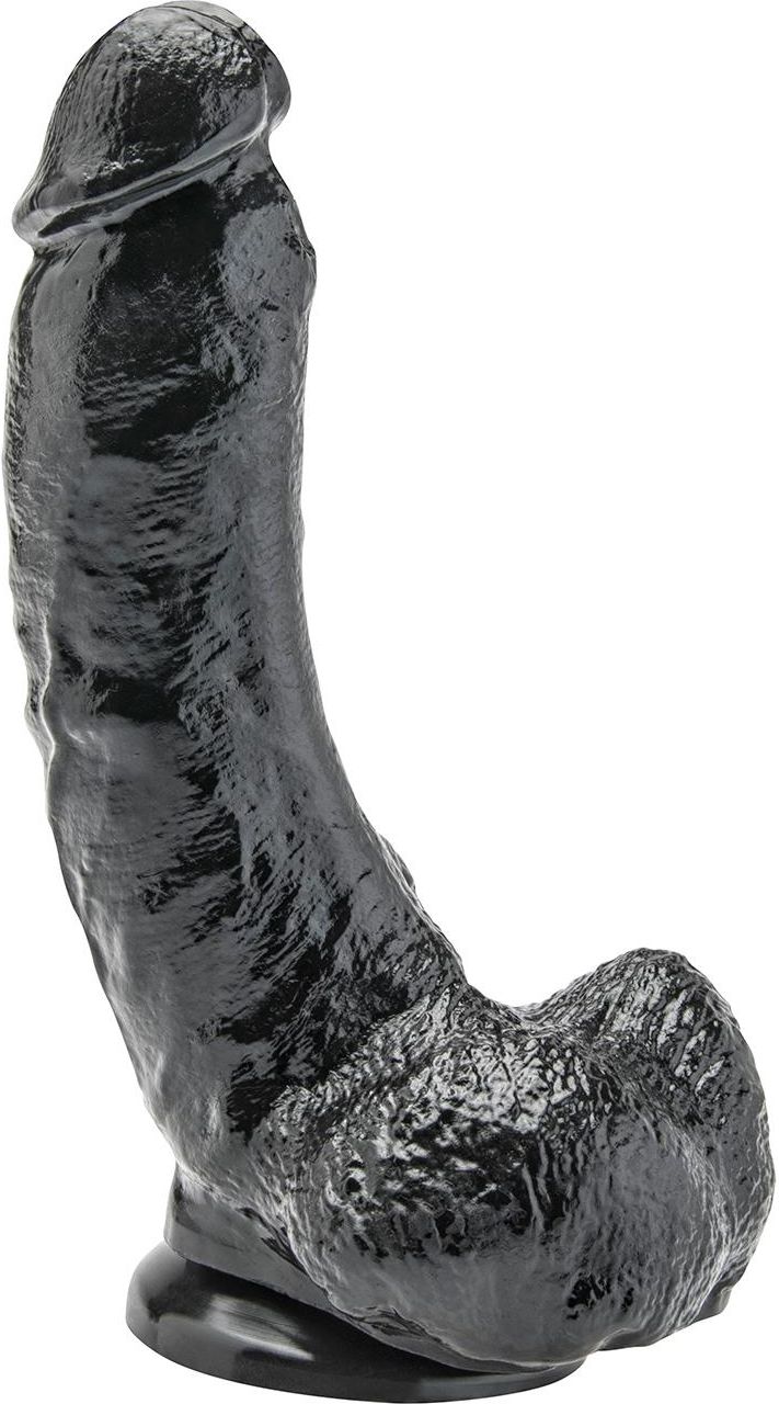 Dildo Cock 8 Inch W Balls Black Ceneo Pl