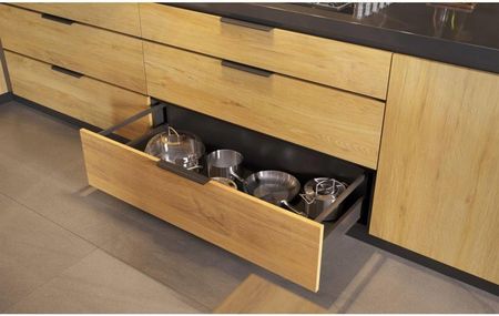 Gtv Uchwyt Krawędziowy Hexa 256 290Mm Czarny Mat - zdjęcie 2