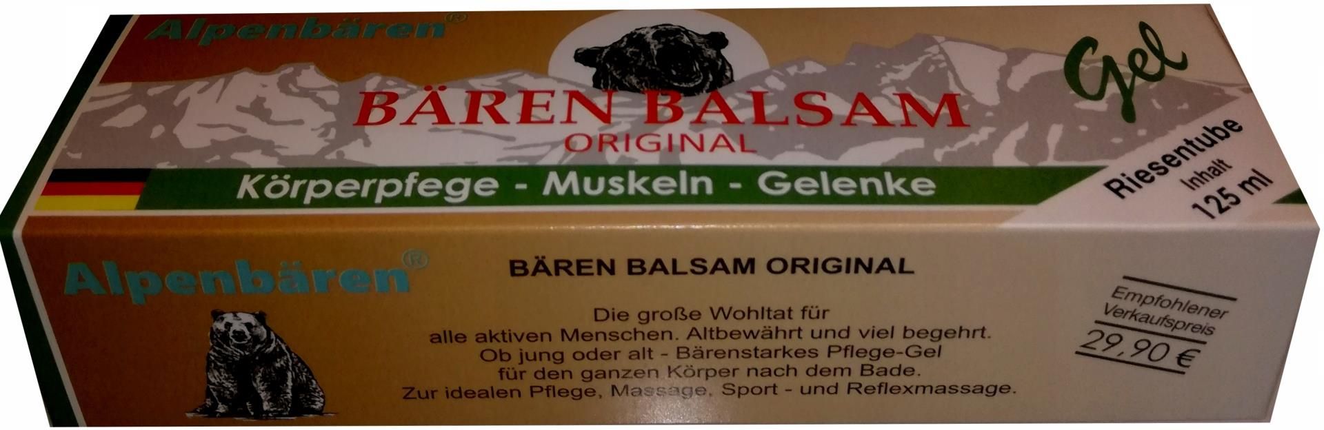 Preparat Medycyny Naturalnej Alpenbaren Baren Balsam Ma Mocna