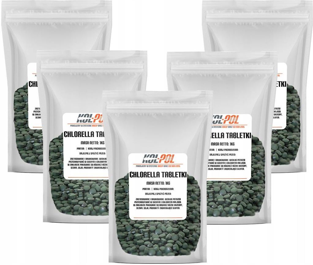 Preparat Medycyny Naturalnej Kol Pol Chlorella Tabletki 5Kg 20000tabl