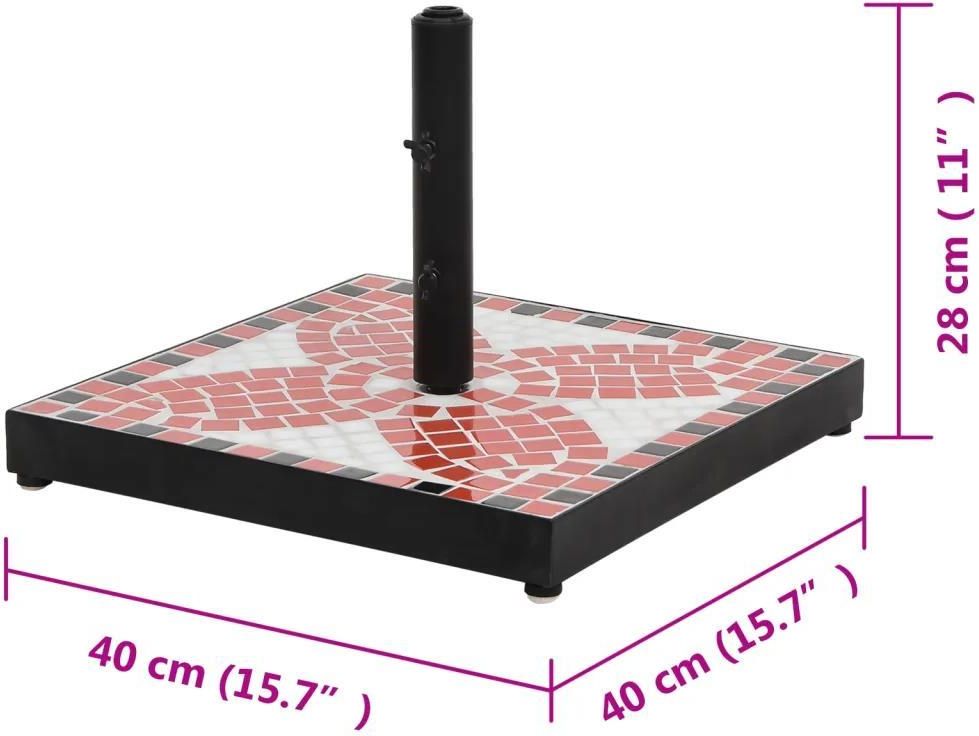 Akcesoria Do Mebli Ogrodowych Vidaxl Kwadratowa Podstawa Pod Parasol