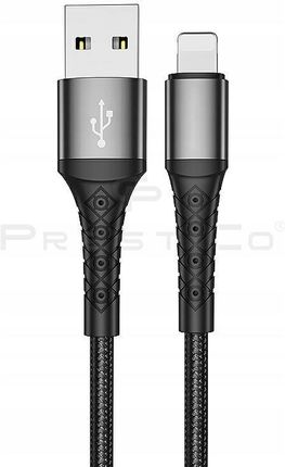Atrax Prestico Kabel Lightning Iphone 3 1A 2M Oplot - zdjęcie 2