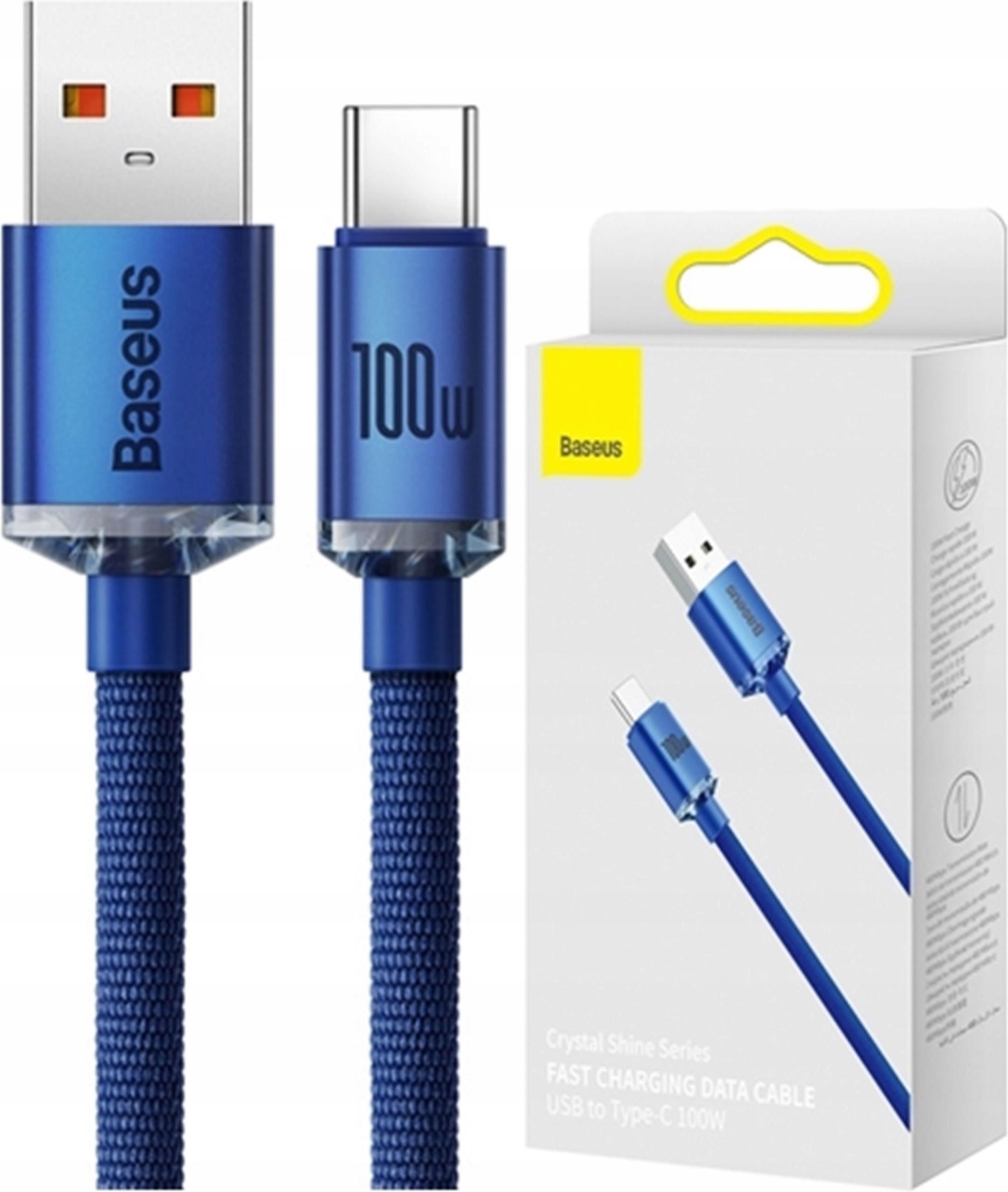 Baseus Kabel Usb Usb C Szybki 100W 2 M Mocny 6A Kable Opinie I Ceny