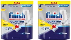 Ranking Finish Quantum All In 1 Lemon Kapsułki Do Zmywarki 2X100Szt. Jakie tabletki do zmywarki? Ranking