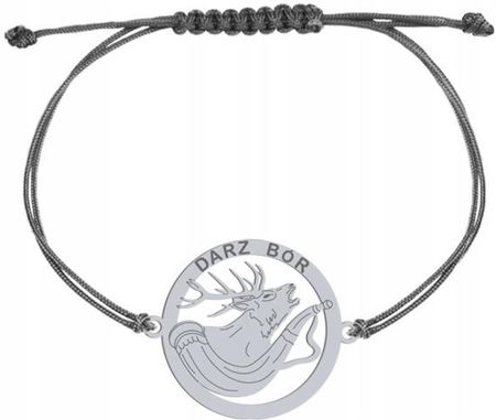 Mejk Jewellery Srebrna Bransoletka Darz Bór Grawer - zdjęcie 3